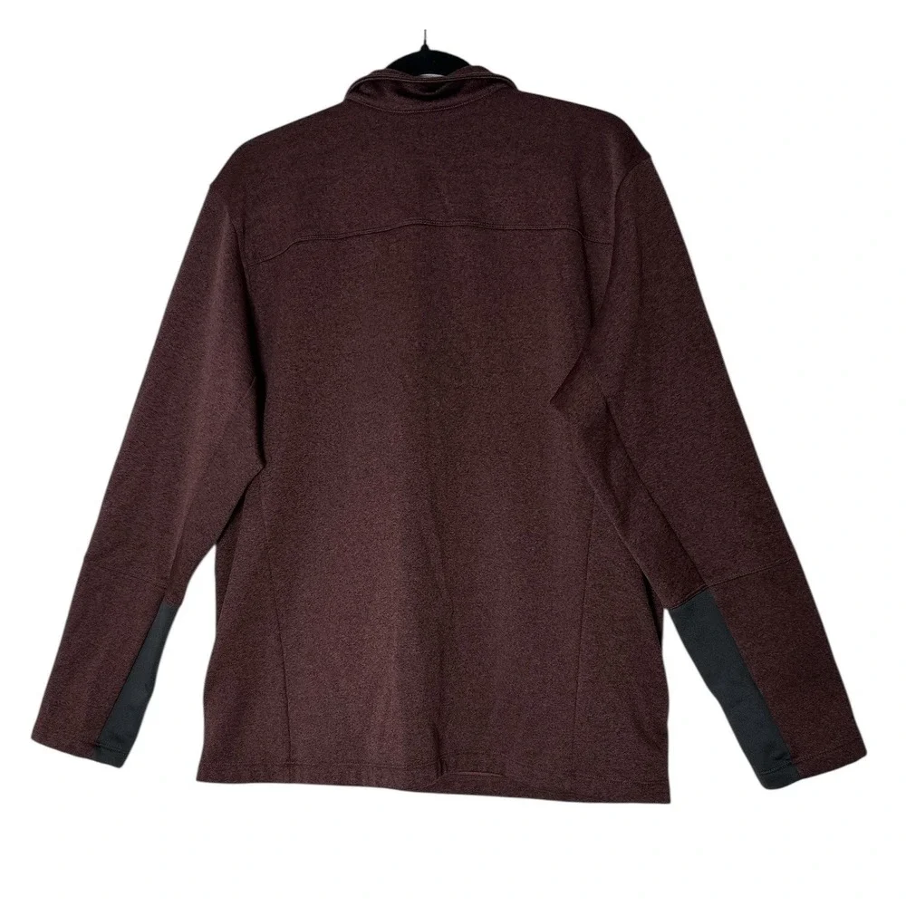 The North Face Jacket Mens XL‎ Burgundy Canyonlands Half Zip Pullover Casual